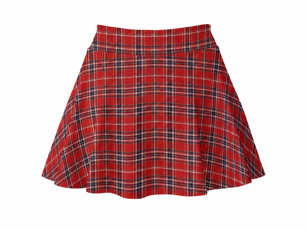 Front Nine Flannel Skort