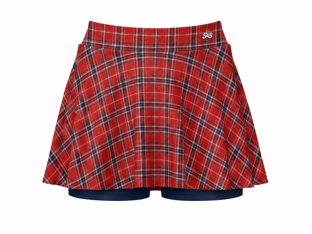 Front Nine Flannel Skort